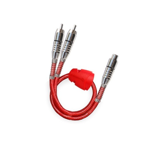 Cable RCA "Y" 2 machos y 1 hembra STETSOM serie plata