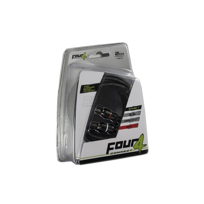 Cable RCA de 3,5 metros Four connect
