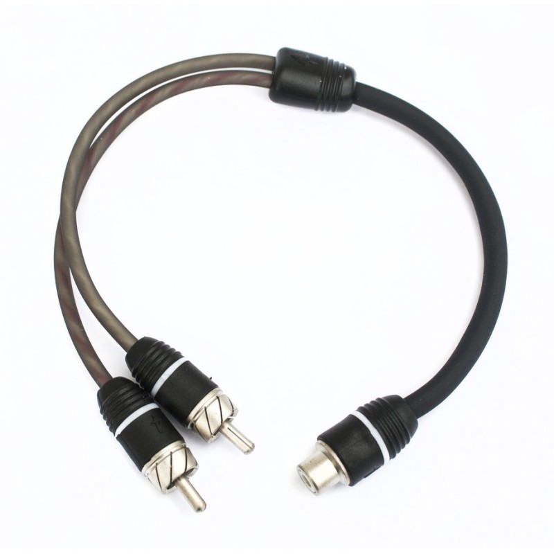 Cable RCA "Y" de 1 macho y 2 hembras Four connect