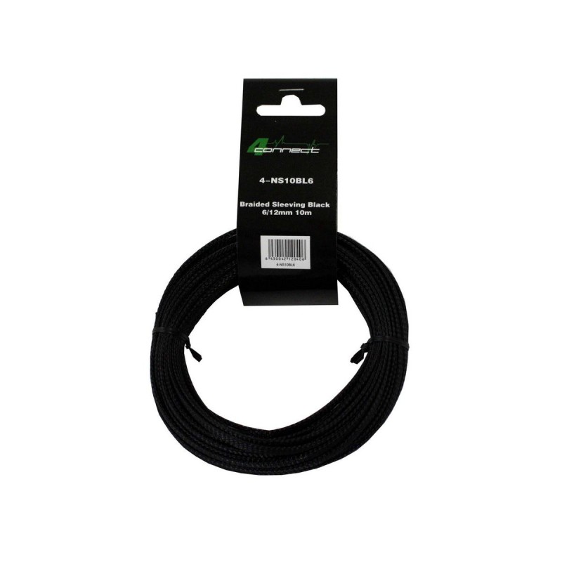 Piel de serpiente nailon 6/12mm negra Four connect