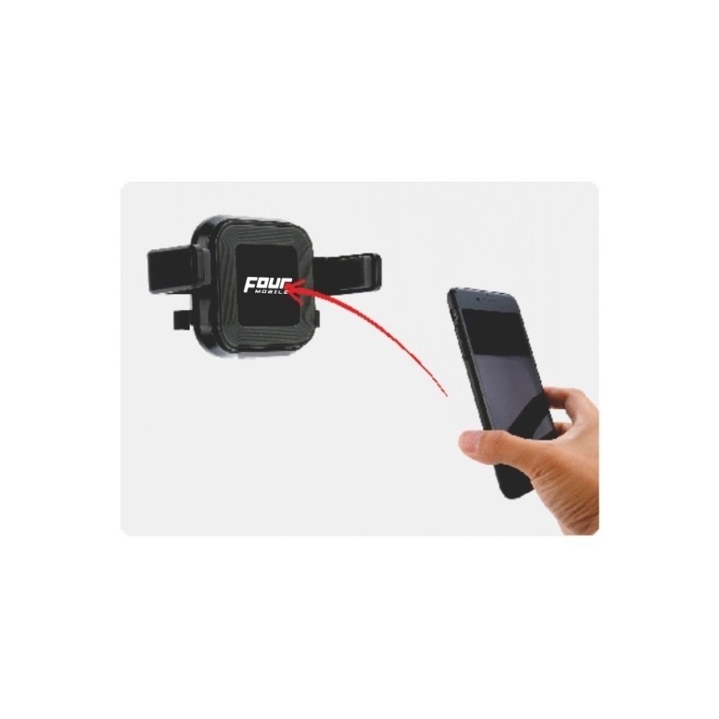 Soporte para teléfono con liberación rápida FOUR Mobile
