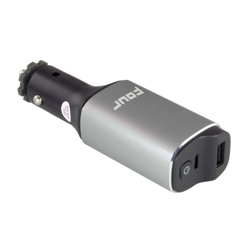 Cargador USB y powerbank 2600mah FOUR Mobile 4-USB-CLPB