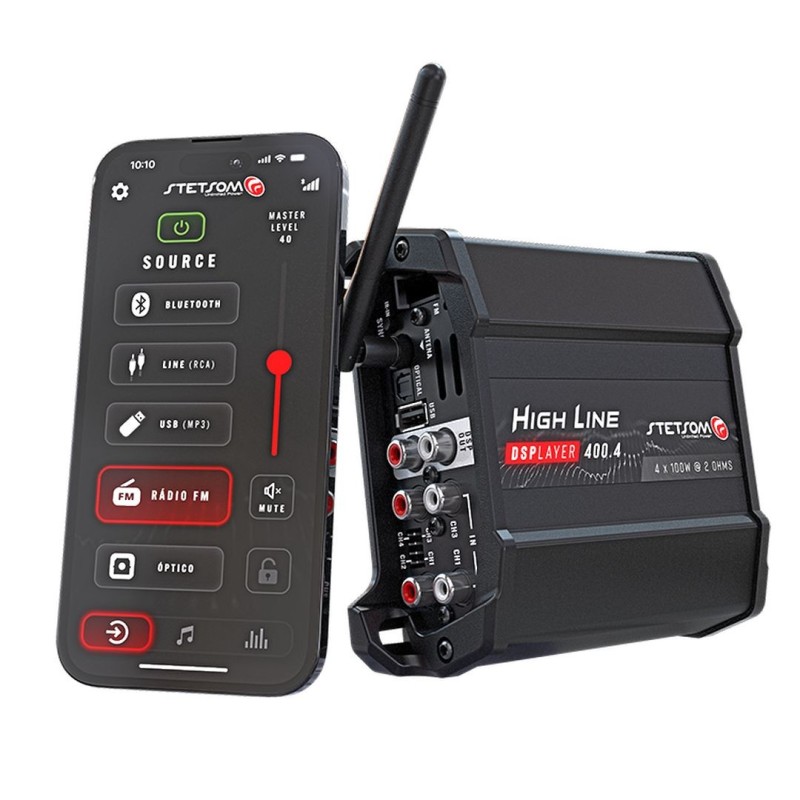 Stetsom Bravo 400W HQ400.4 DSP 4ohm