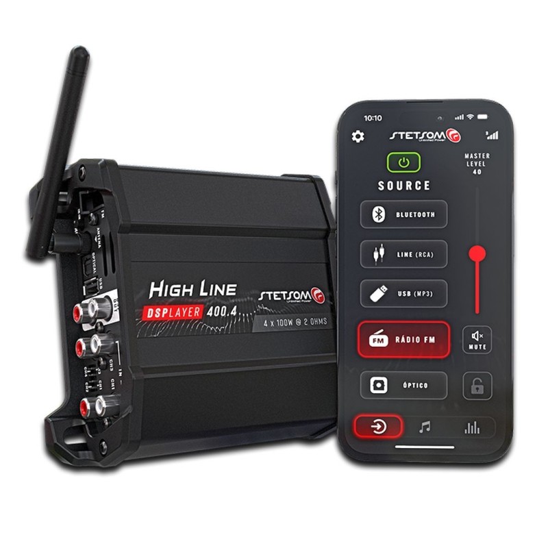 Stetsom Bravo 400W HQ400.4 DSP 4ohm