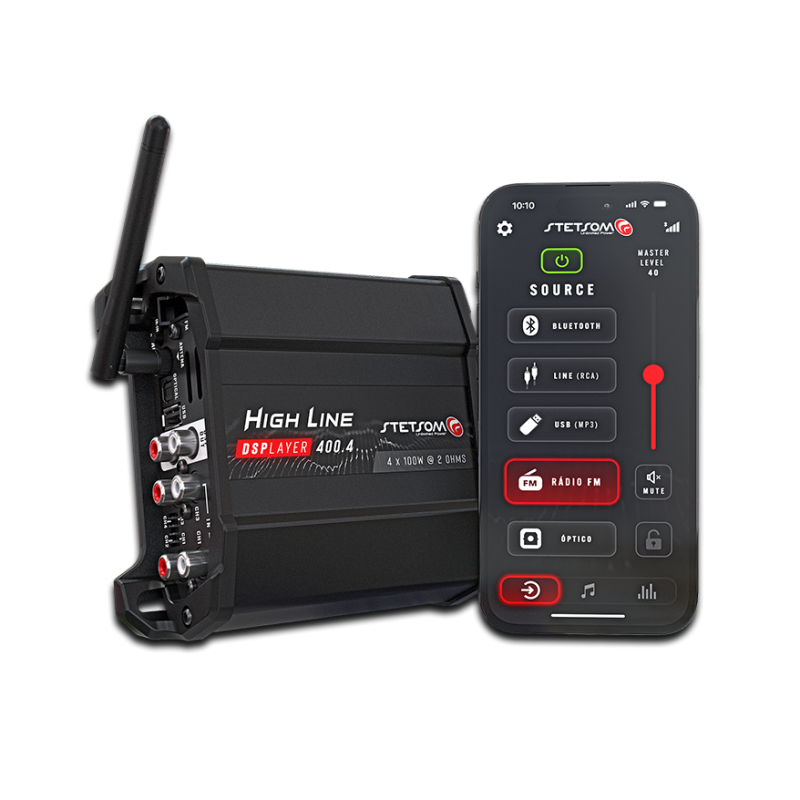 Stetsom Bravo 400W HQ400.4 DSP 4ohm