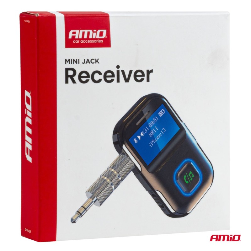 Receptor BT con conector jack AMIO-04659
