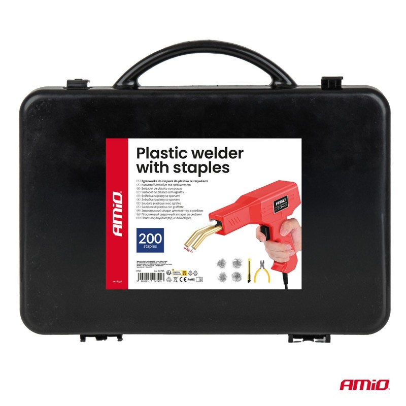 Soldador de grapas para plástico 200 piezas