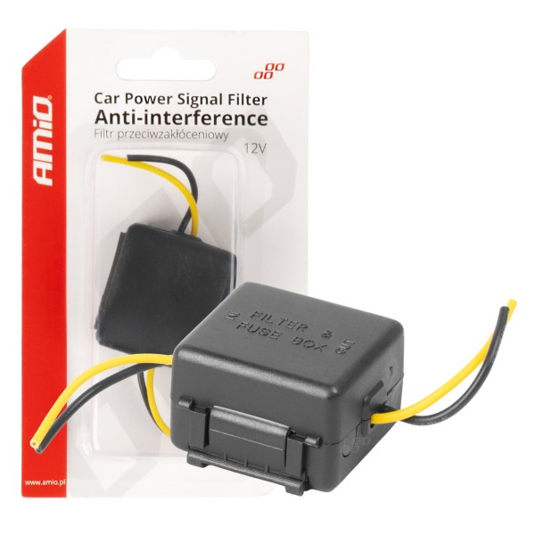Filtro anti interferencias de alimentación 12V