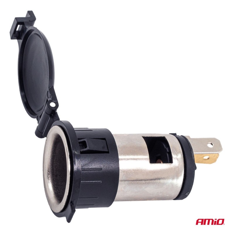 Toma de mechero adicional con tapa 250W 12V y 24V