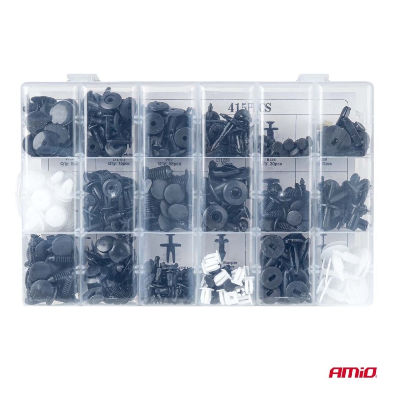 Grapas carrocería y montaje 415 piezas