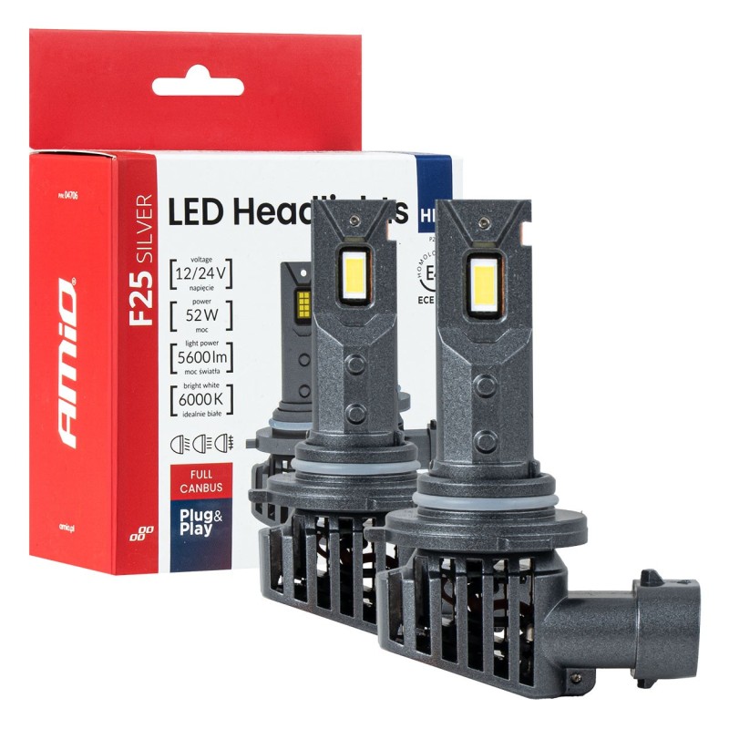 Kit LED HB4 y 9006 Full Canbus 52W 12V 24V
