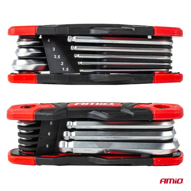 Llaves allen (imbus) 8 piezas CRV