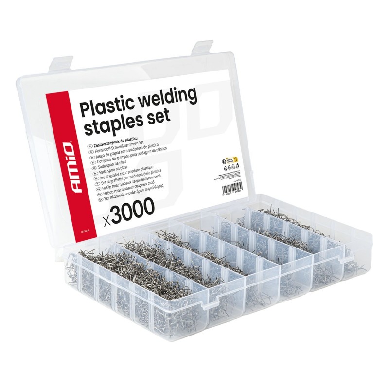 Grapas para soldadura de plástico 3000 piezas