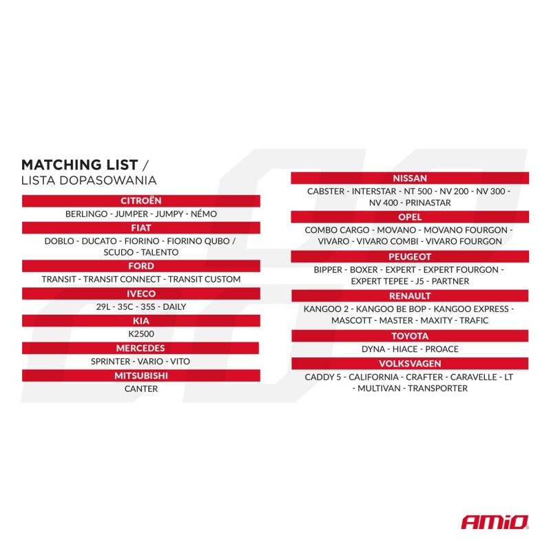 Fundas asientos delanteras universales furgonetas 3 plazas SC-01