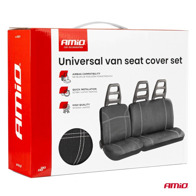 Fundas asientos delanteras universales furgonetas 3 plazas SC-01