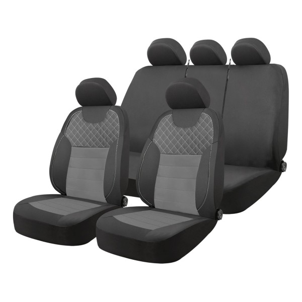 Juego de fundas universales delanteras y traseras 5 plazas SC-15