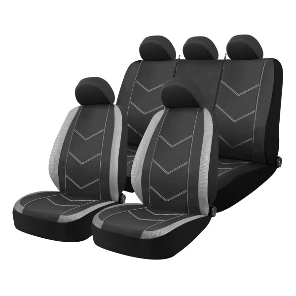 Juego de fundas universales delanteras y traseras 5 plazas SC-19