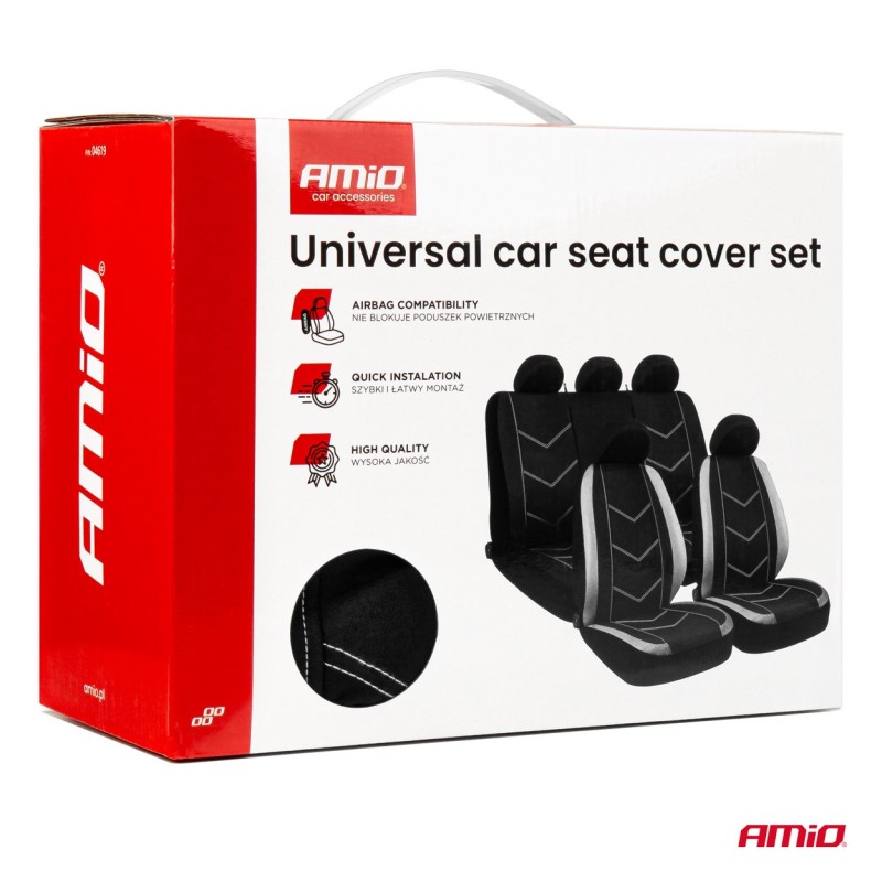 Juego de fundas universales delanteras y traseras 5 plazas SC-19