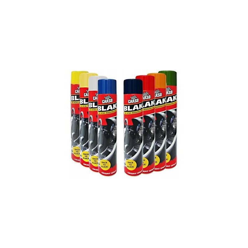 Limpia salpicaderos Carso Blak 750 ml 12 unidades varios olores
