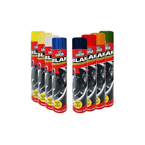 Limpia salpicaderos Carso Blak 750 ml 12 unidades varios olores