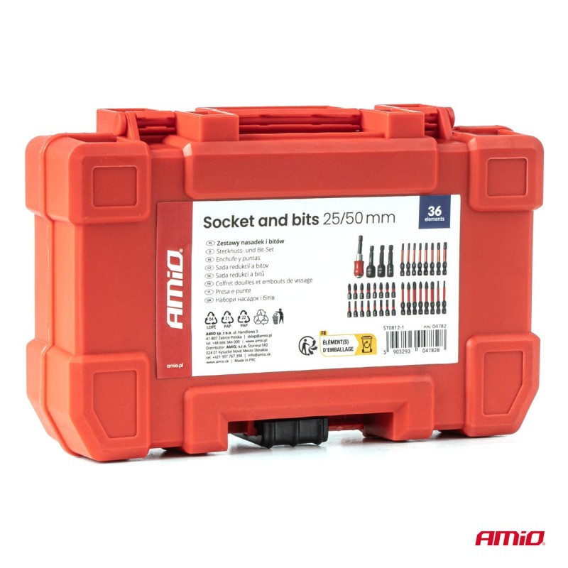 Enchufes y puntas destornillador 25/50mm