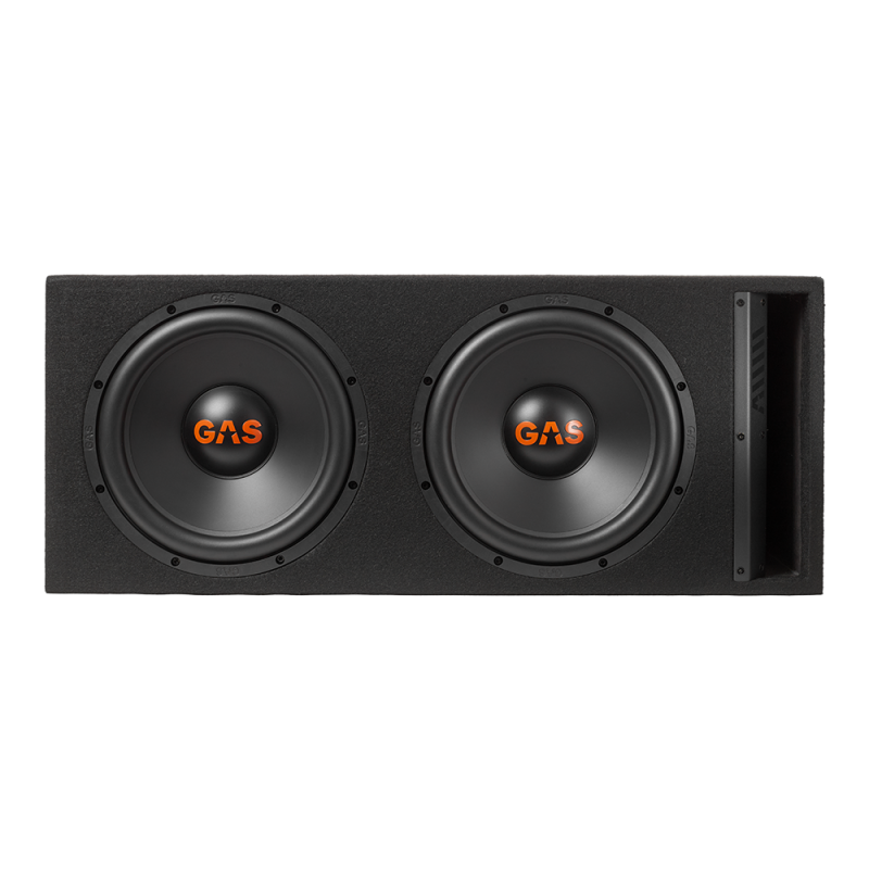 Caja subwoofer 2x12" 1400w/700rms 2ohm Gas audio