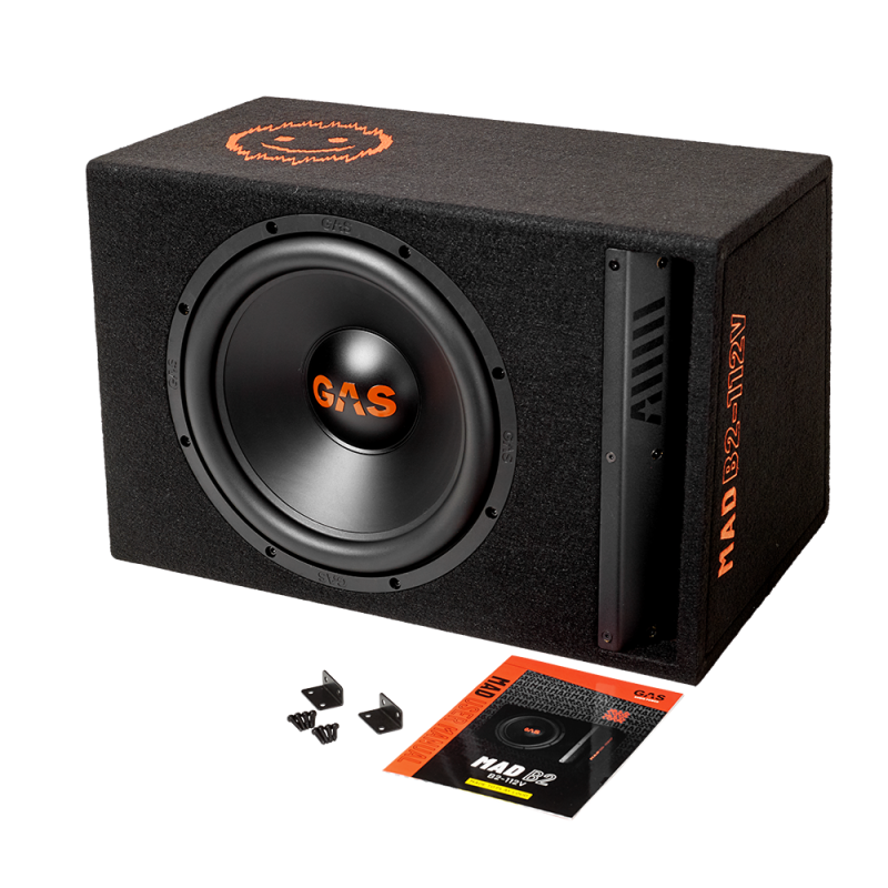 Caja subwoofer 12" 700w/350rms 2ohm Gas audio