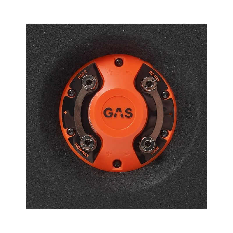 Caja subwoofer 12" 700w/350rms 2ohm Gas audio