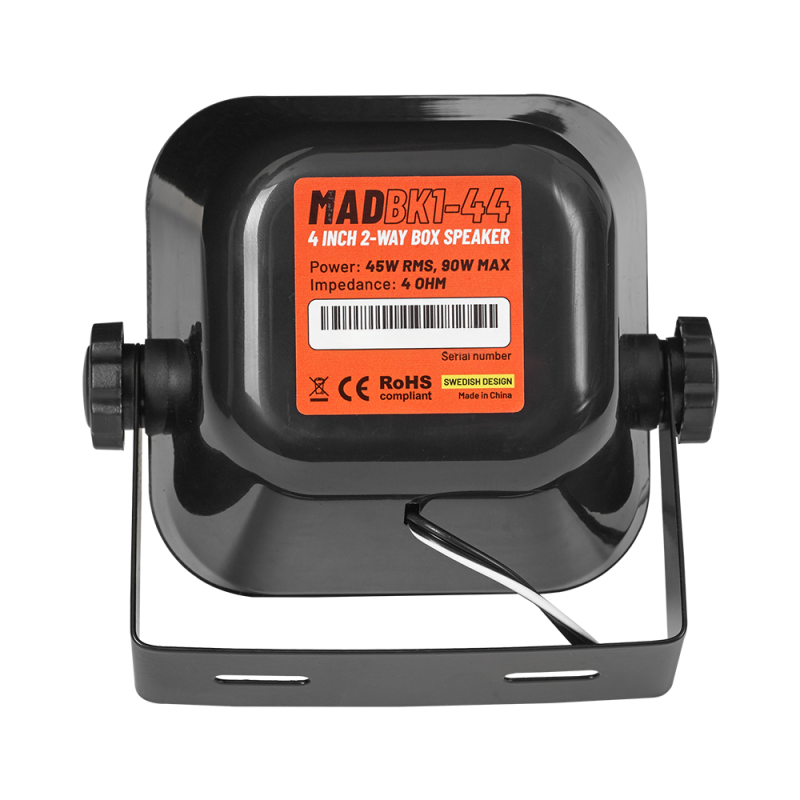 Altavoces 4" 2 vias con caja Gas audio 90w / 45wrms