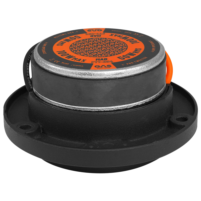 Tweeters Gas audio 50w rms 4ohm 2 unidades.