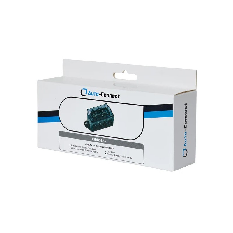 Distribuidor de corriente negativo 6 vías Auto-connect