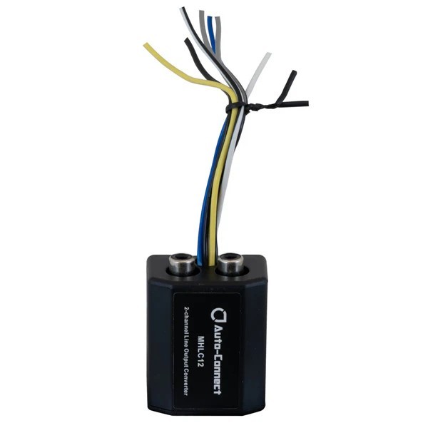 Conversor de altavoces a RCA 2 vias 40w rms Auto-connect