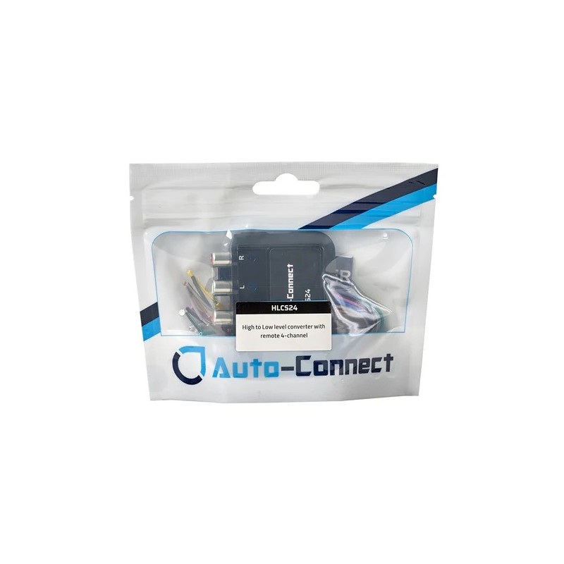 Conversor de altavoces a RCA 4 vias 150w rms Auto-connect