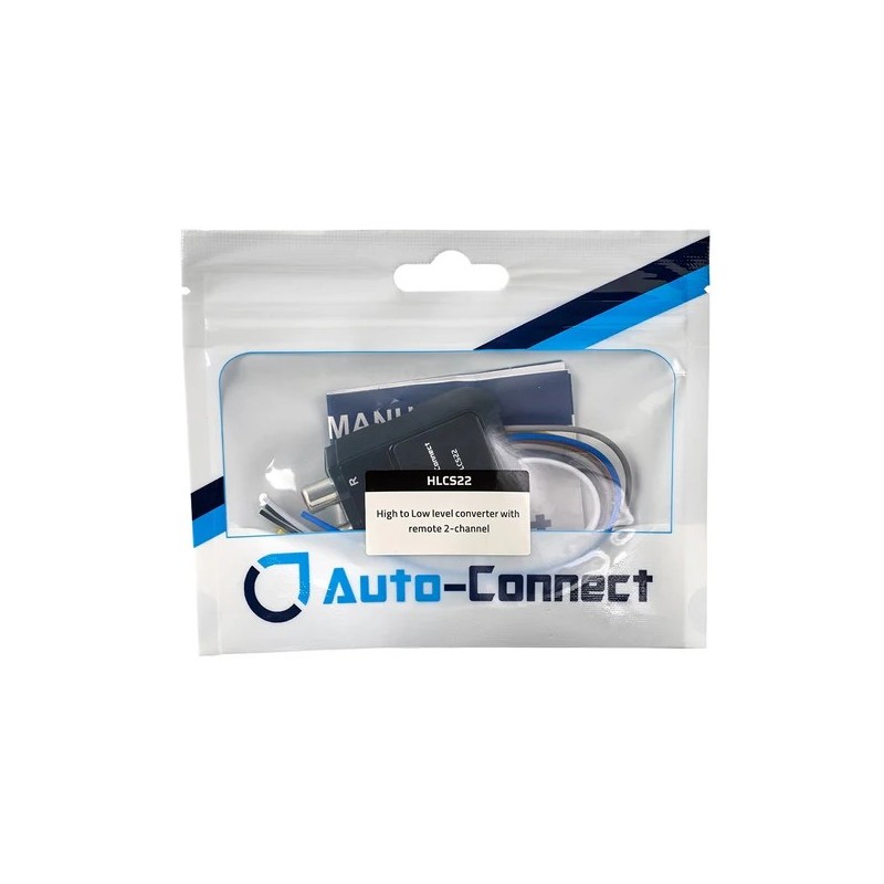 Conversor de altavoces a RCA 2 vias 150w rms Auto-connect