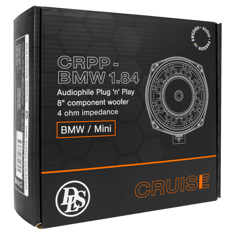 Subwoofer BMW y MINI 8" DLS 240w/120w rms 4ohm.