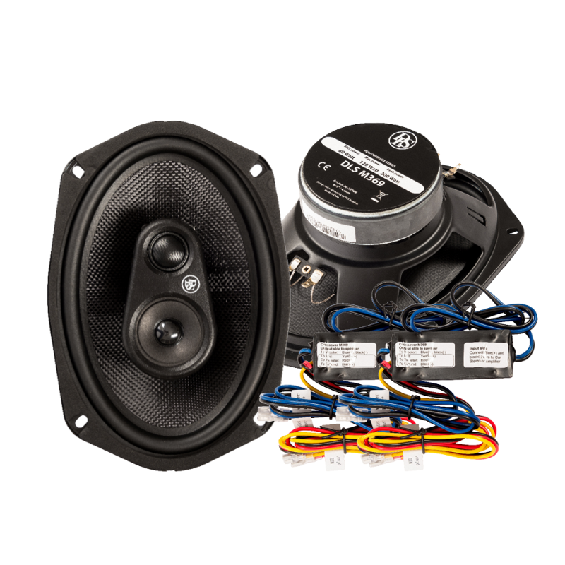 Altavoces 3 vias 6x9" 80w rms DLS M369