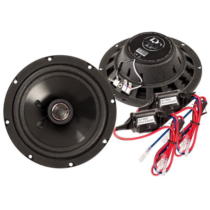 Altavoces coaxiales 6,5" 2 vias 50w rms DLS M226