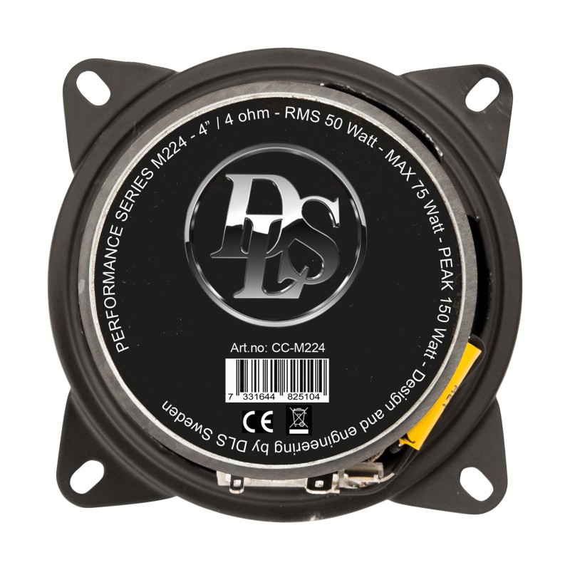 Altavoces coaxiales 4" 2 vias 50w rms DLS M224