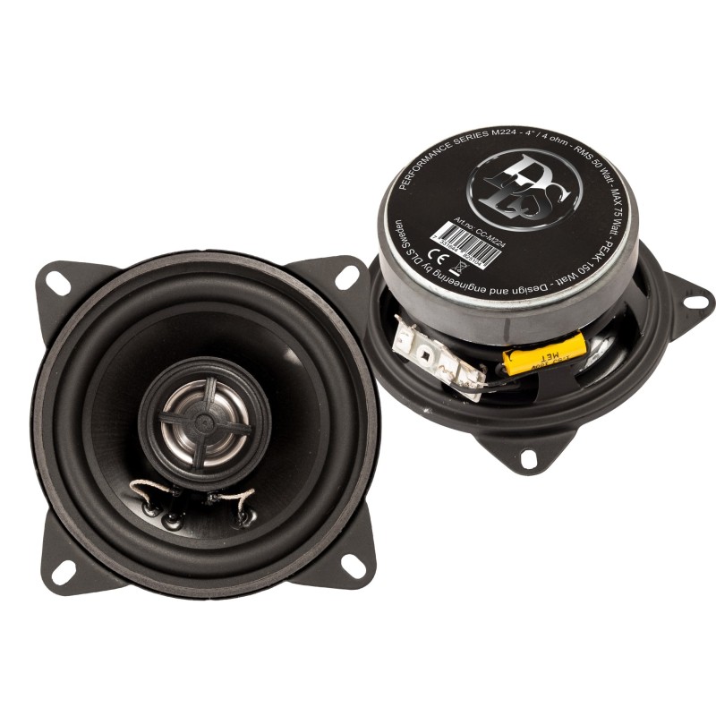 Altavoces coaxiales 4" 2 vias 50w rms DLS M224