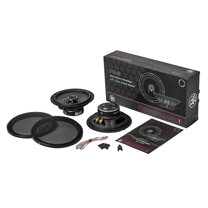 Altavoces coaxiales 6,5" 2 vias 50w rms DLS PA6