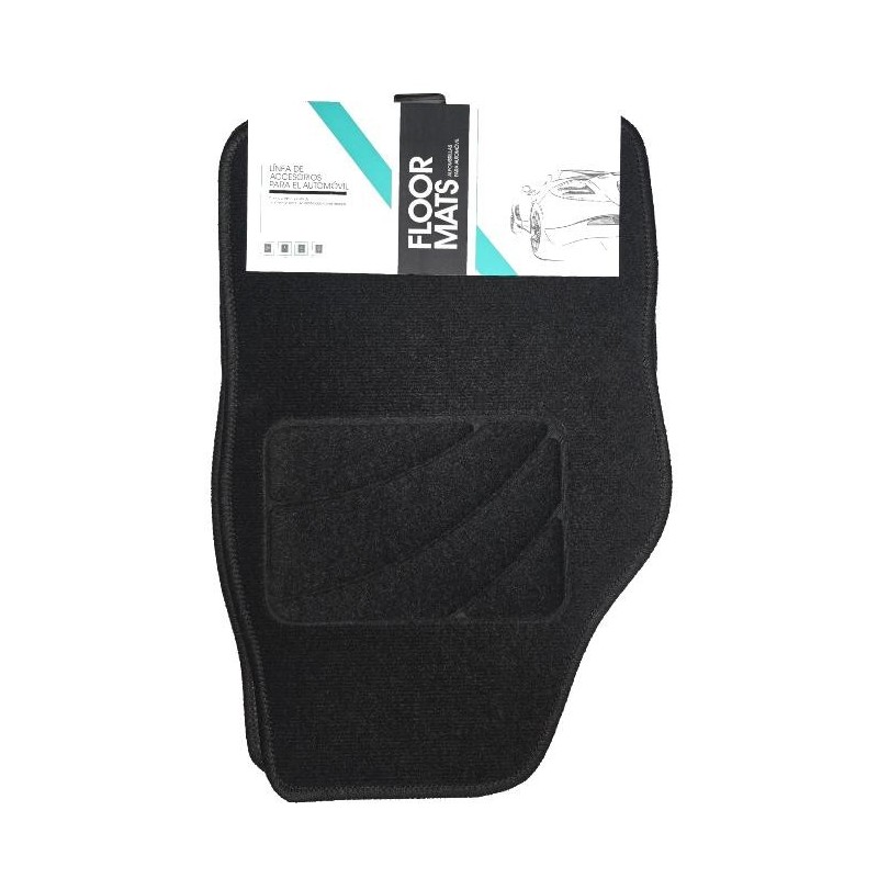 Alfombrillas negras moqueta universales