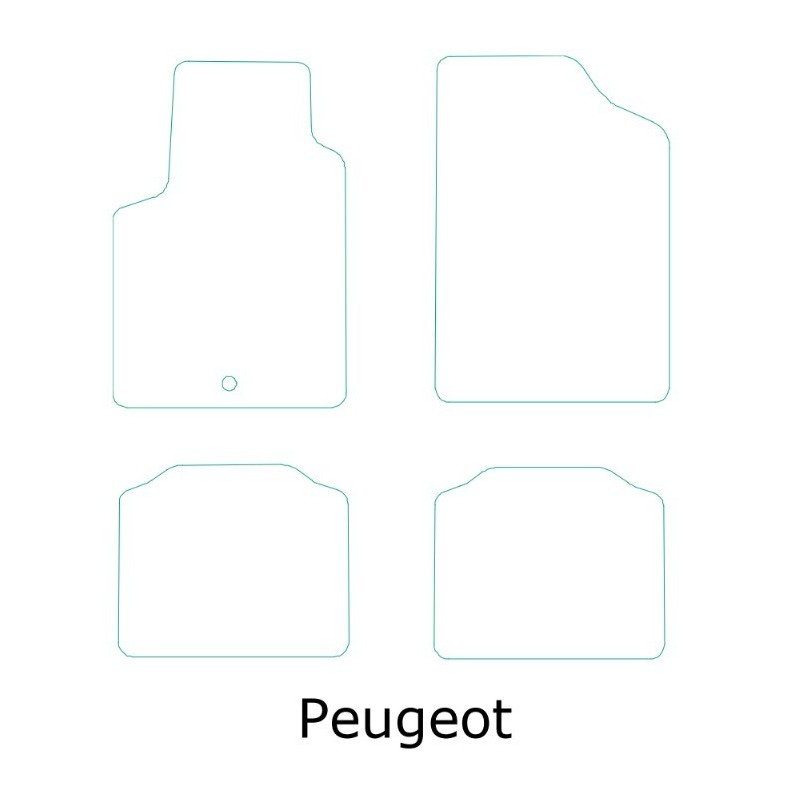 Alfombras Peugeot semimedida moqueta