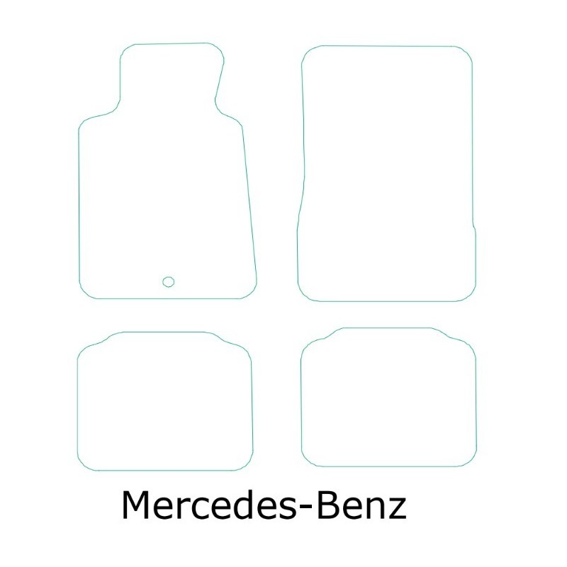 Alfombras Mercedes semimedida moqueta
