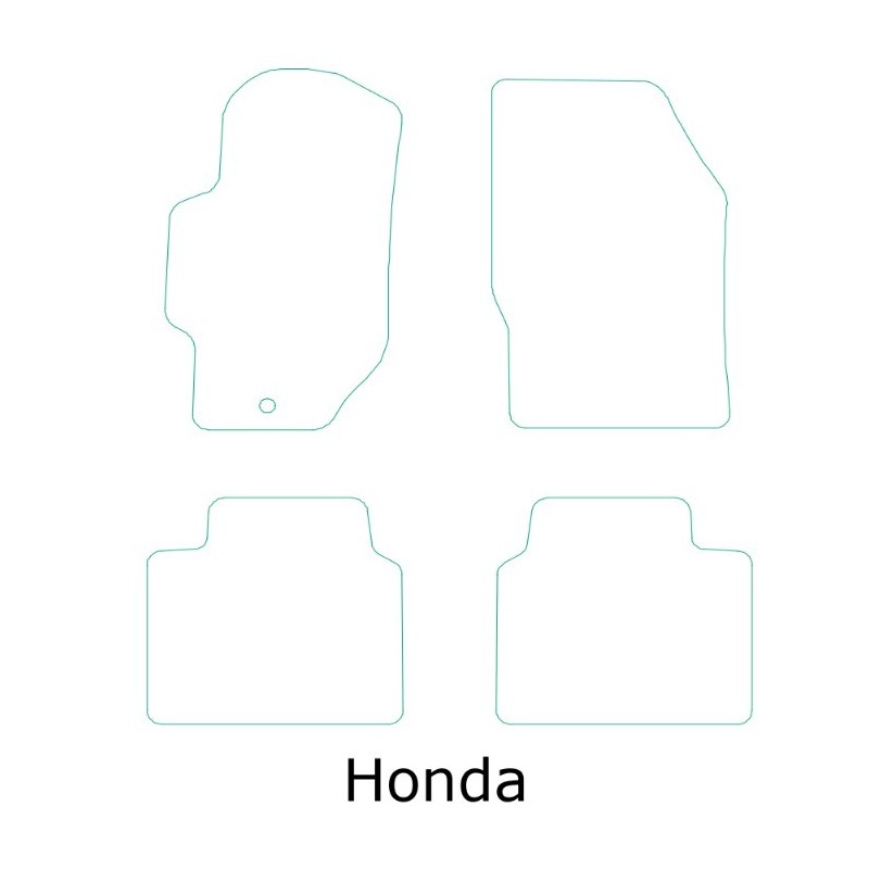 Alfombras Honda semimedida moqueta