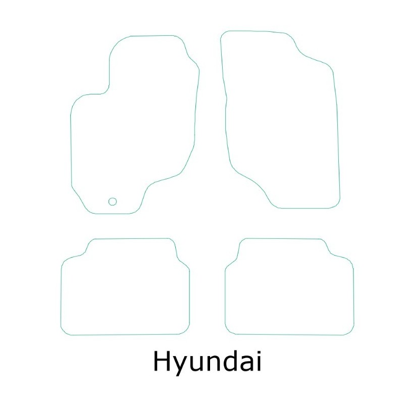 Alfombras Hyundai semimedida moqueta