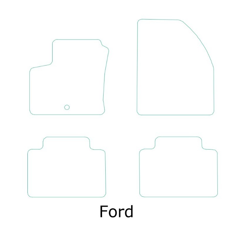 Alfombras Ford semimedida moqueta