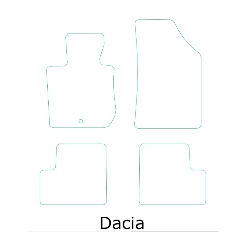 Alfombras Dacia semimedida moqueta