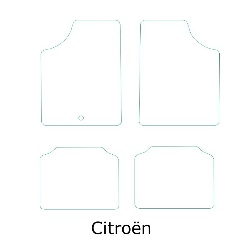 Alfombras Citroen semimedida moqueta