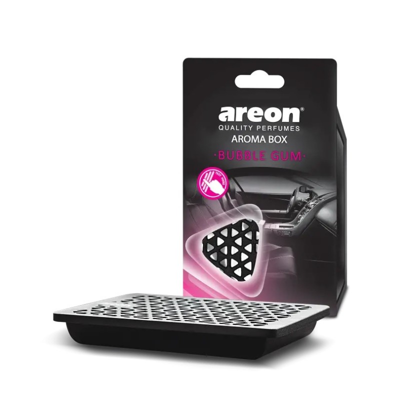 Ambientador AREON aroma box buble gum (chicle de fresa)