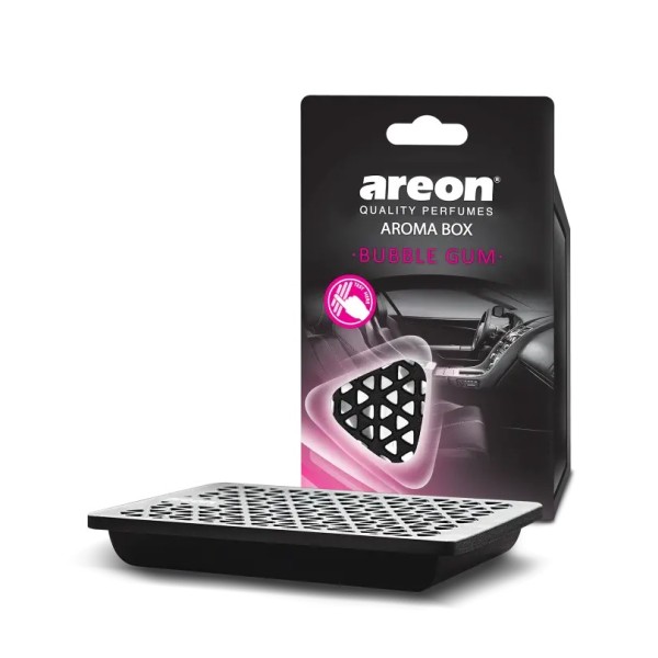 Ambientador AREON aroma box buble gum (chicle de fresa)